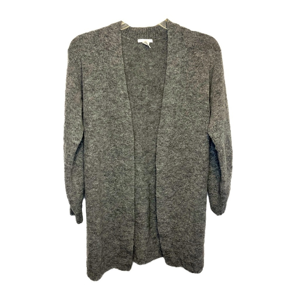 H&M Mohair Wool Blend Long Line Cardigan Sweater Sz XS